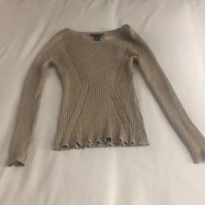 Gold sweater that is great for holidays!!